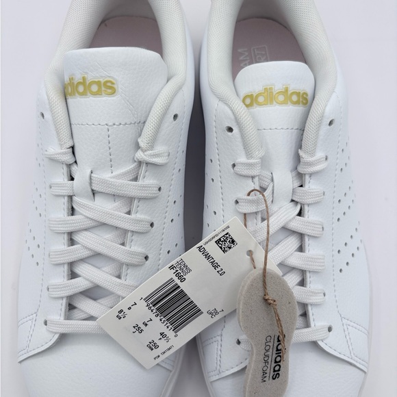 Adidas Women's Advantage 2.0 Sneakers Tennis Shoes Size 8.5 NWT White - Picture 3 of 10